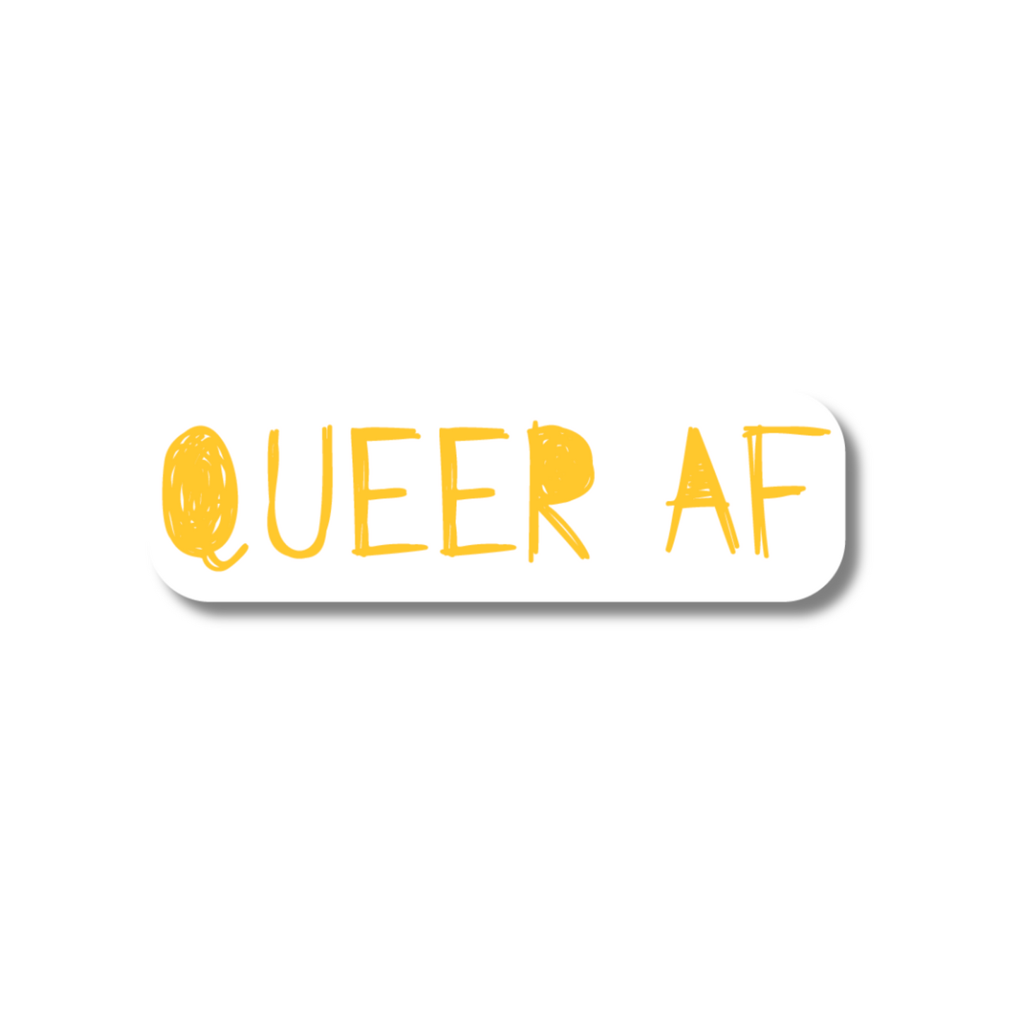 Queer AF Vinyl Sticker