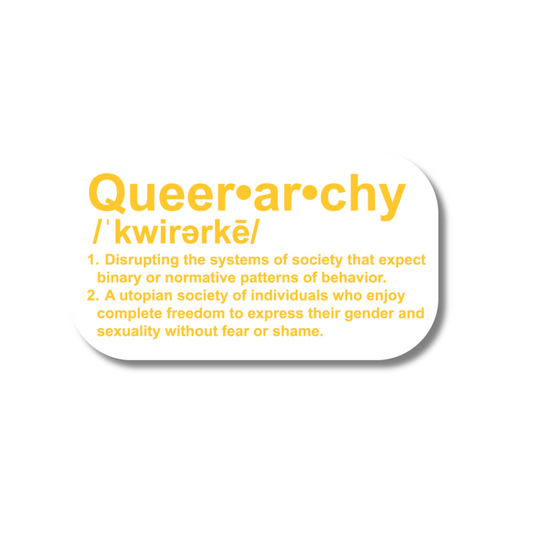 Queerarchy Vinyl Sticker