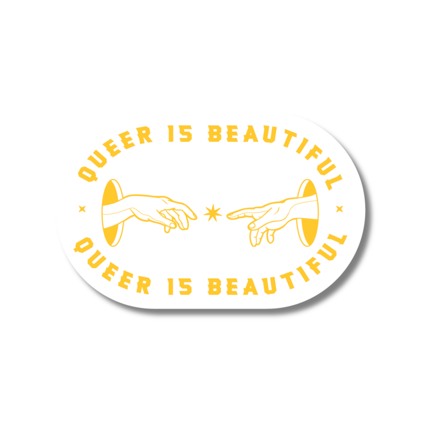Queer Is Beautiful Vinyl Sticker
