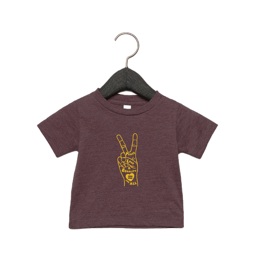 Peace, Love and Equality Baby T-shirt