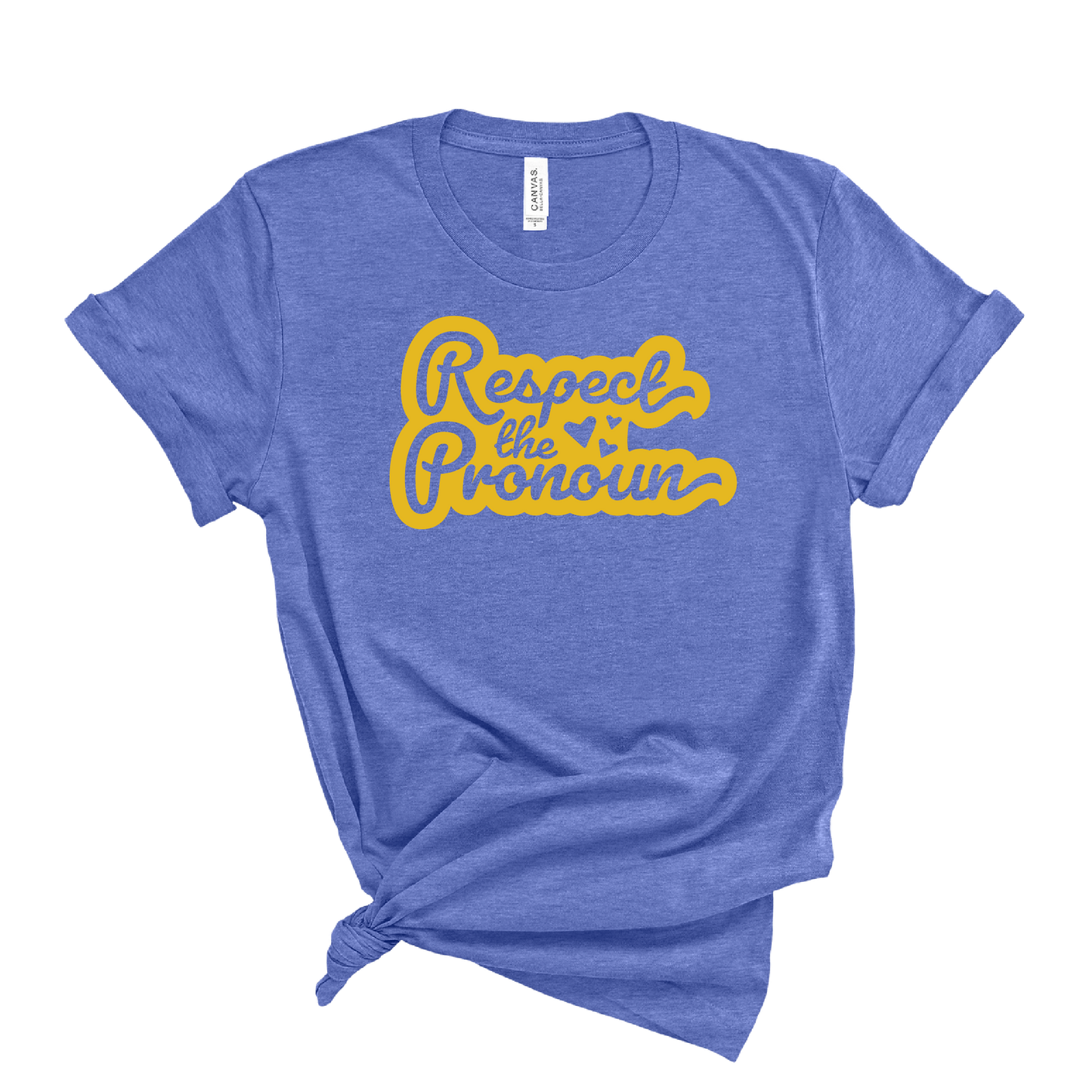 Retro Respect The Pronoun T-shirt